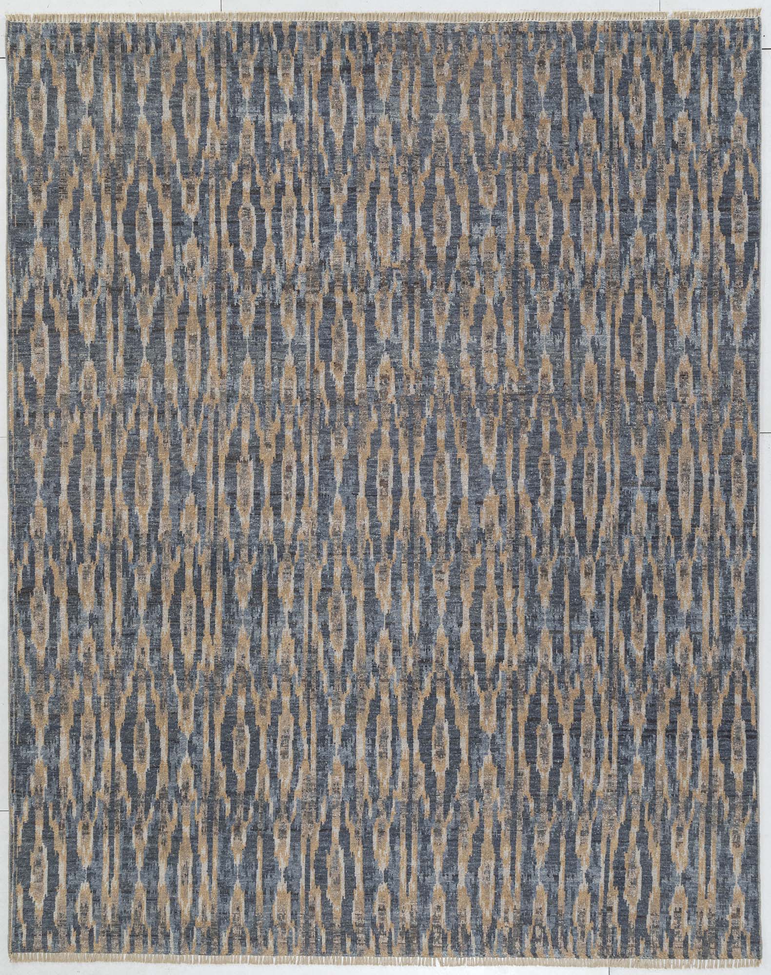 Hand Knotted/Seville Ikat/Rhythm/Blue Multi - NuStory