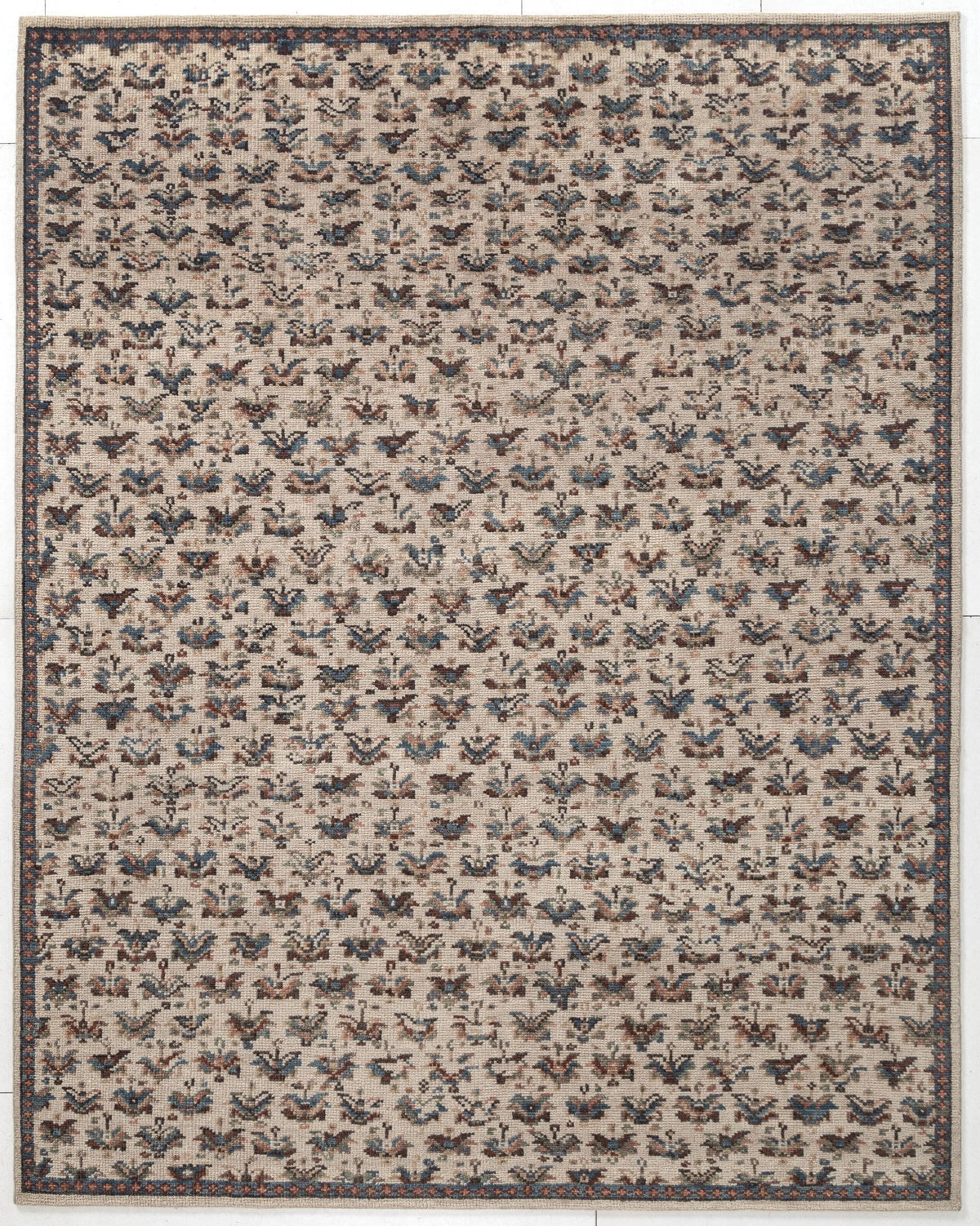 Hand Knotted Burds Rug