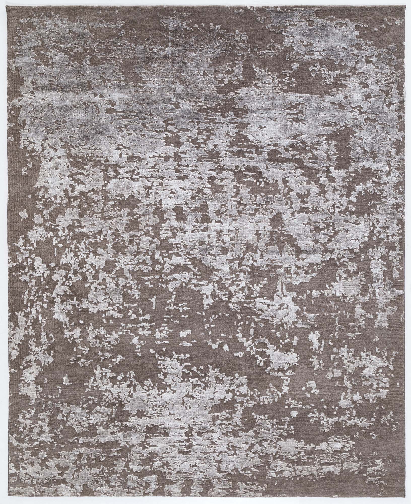 Hand Knotted/Surface Rug/Brown - NuStory