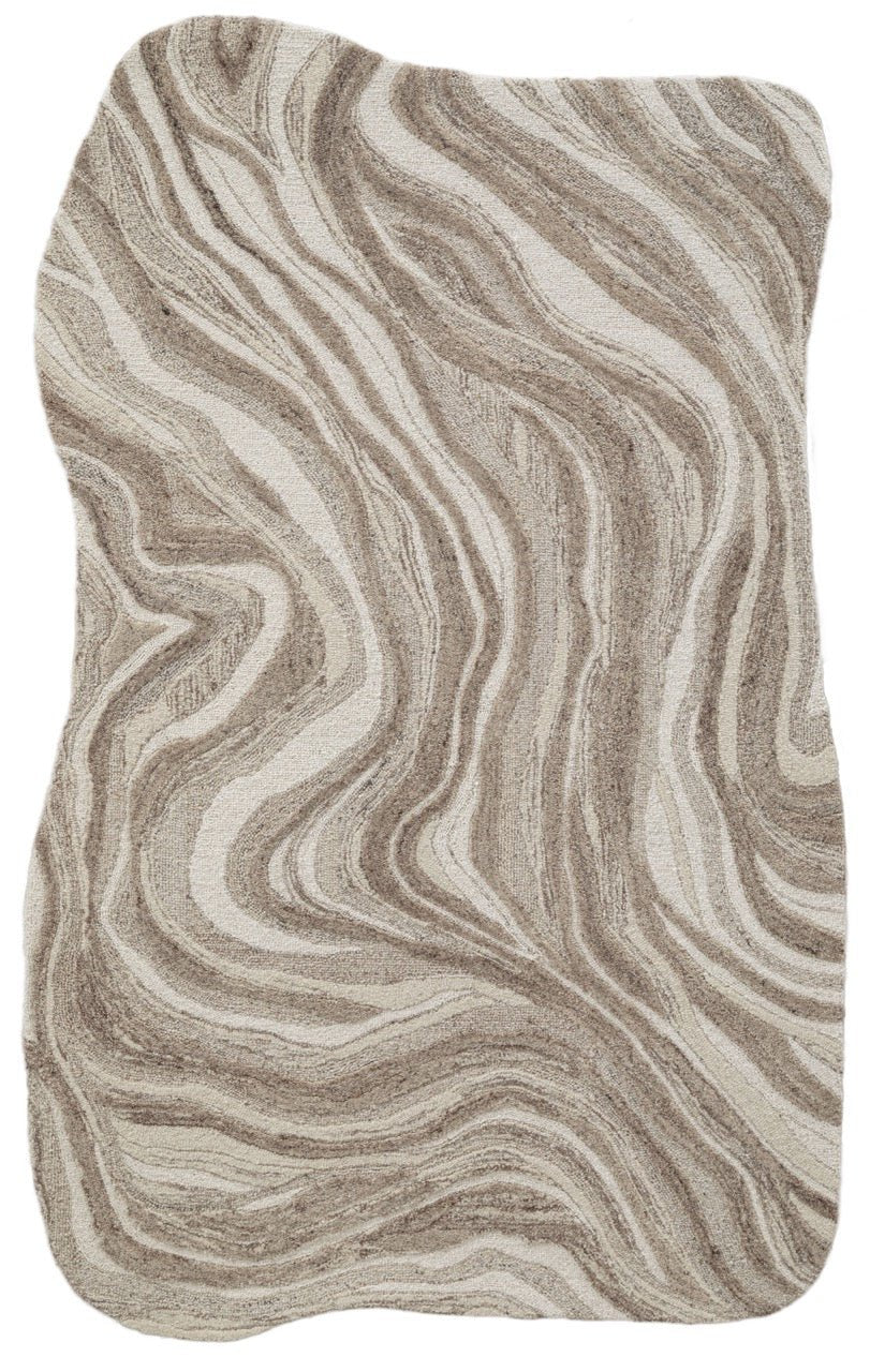 Hand Tufted/Dragon Rug A/Natural - NuStory