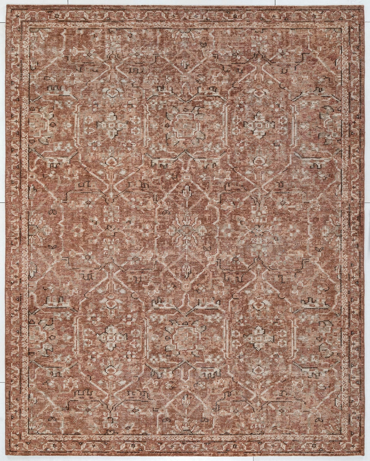 Hand Knotted Carob Rug - NuStory
