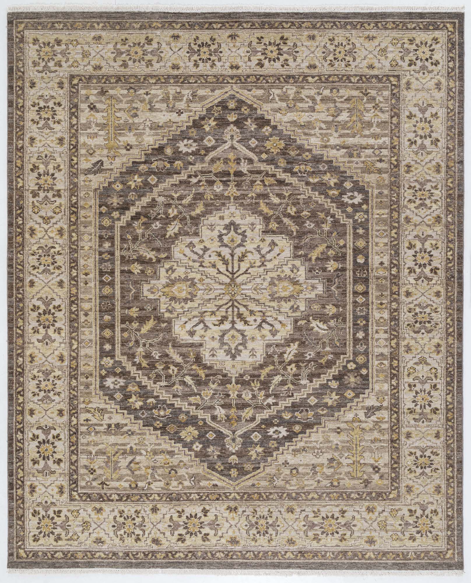 Hand Knotted/Raol Rug 2/Brown 2 - NuStory