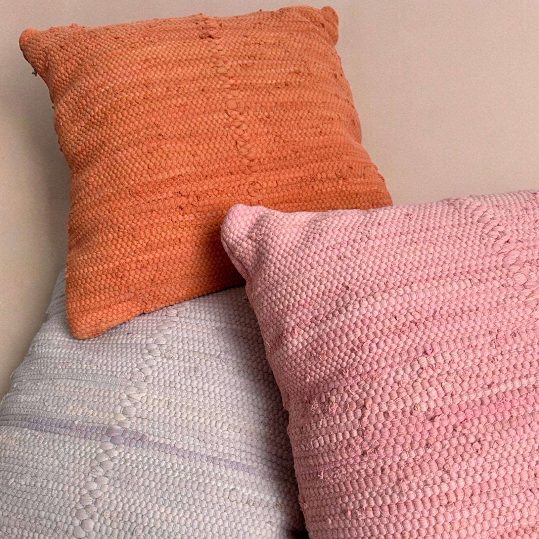 Chindi Pillow Cover - Clay - NuStory
