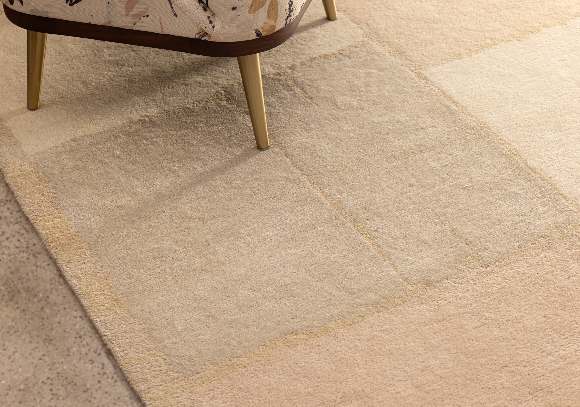 Hand Tufted Colorblock Rug