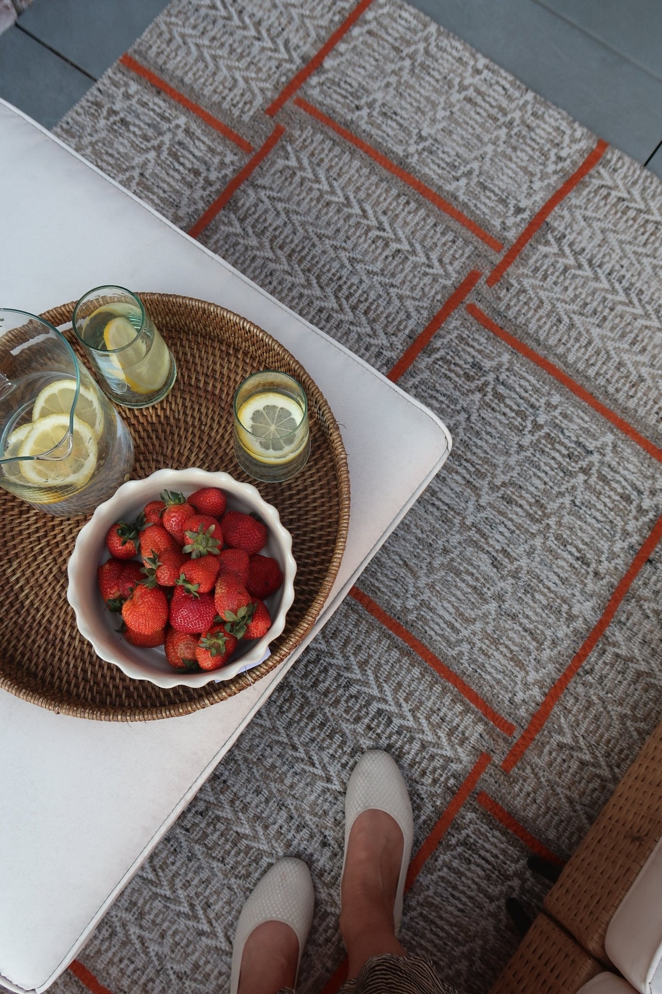 Flatweave Camp Chair Rug - NuStory