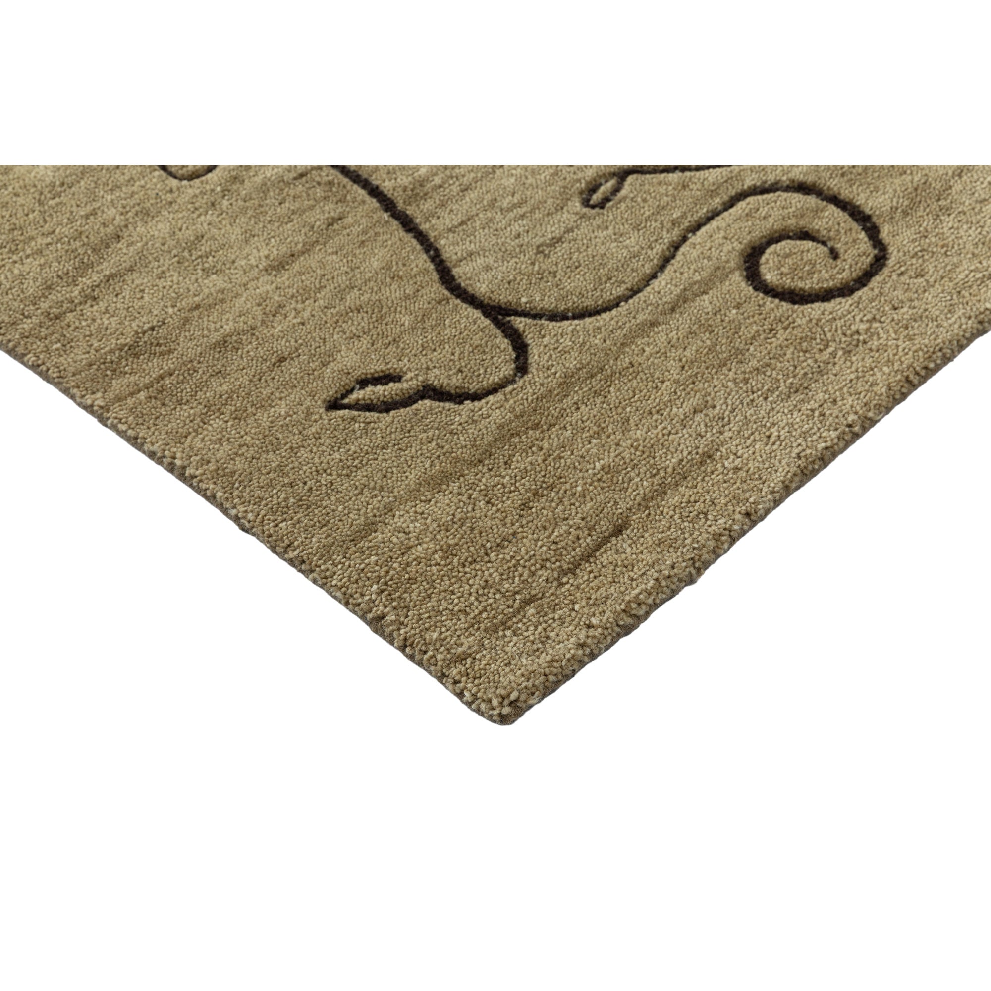 Hand Tufted Bordo Runner