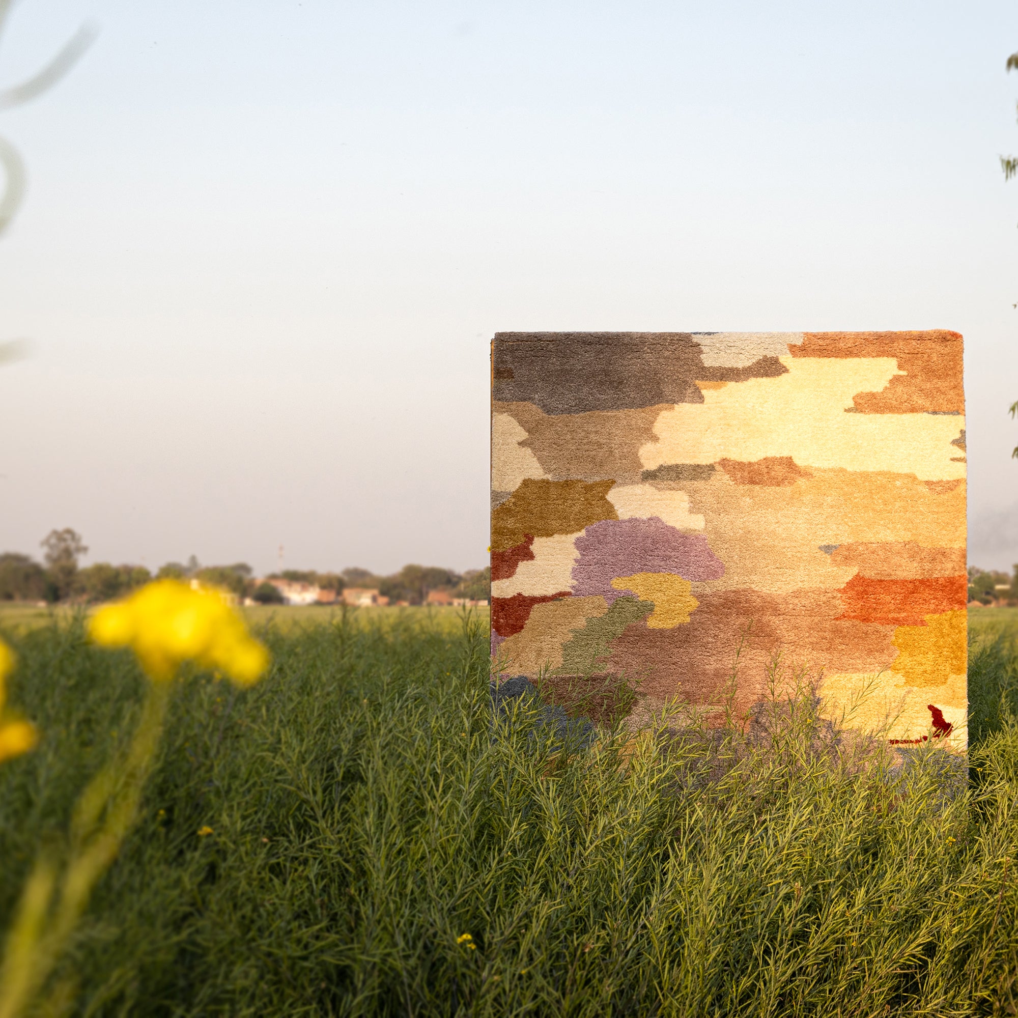Hand Tufted Landscape Shag Rug - NuStory