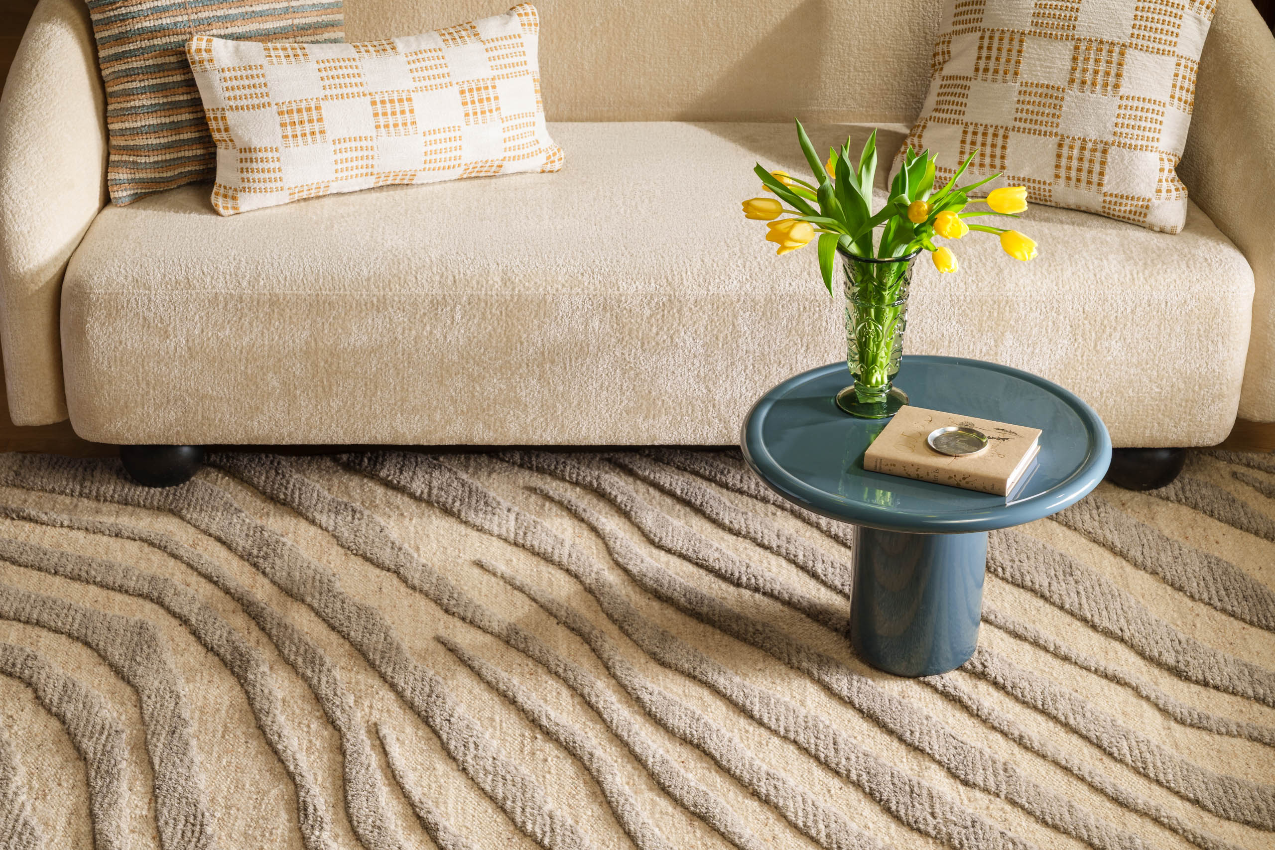 Textured Woven Dune Pillow Cover