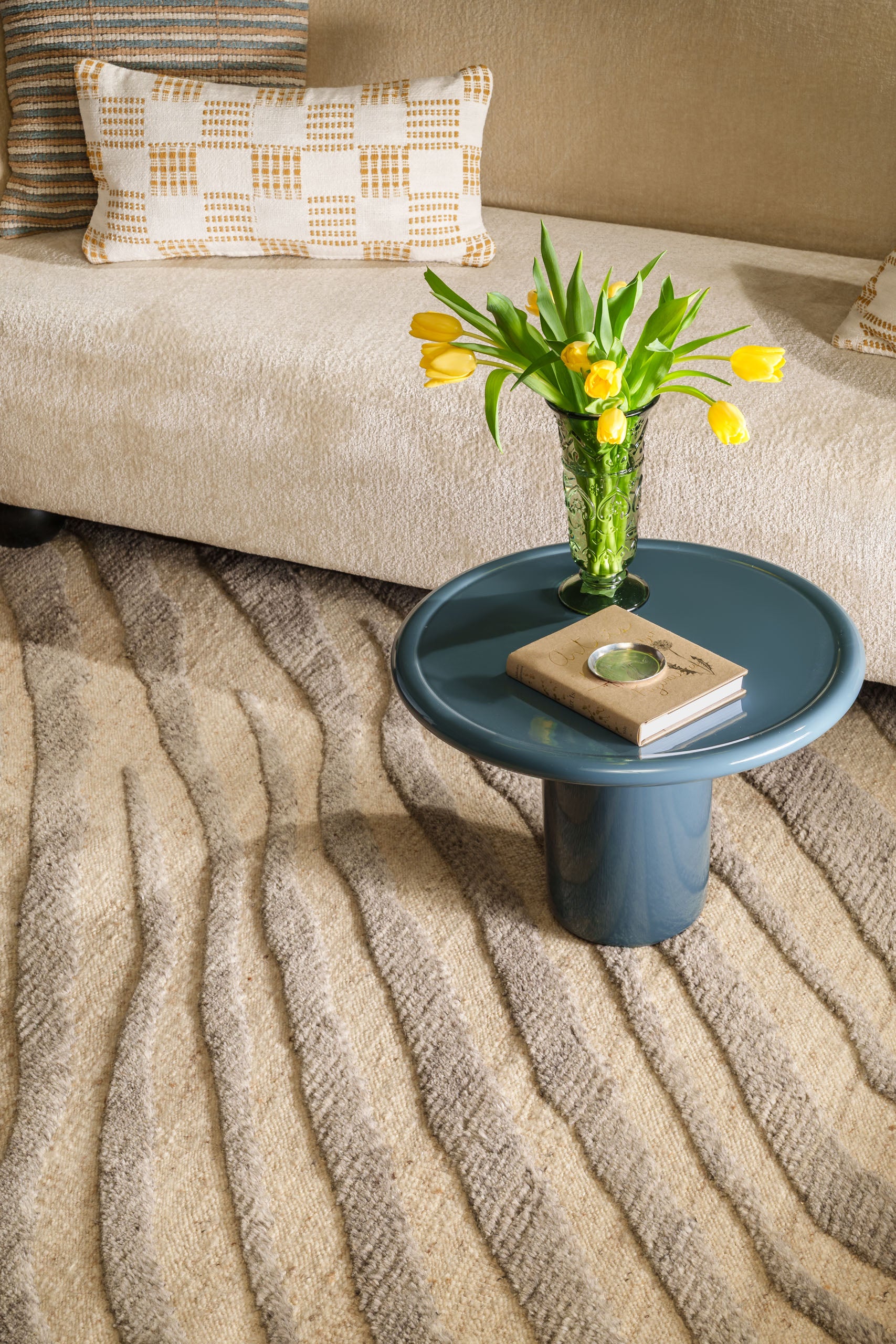 Textured Woven Dune Pillow Cover