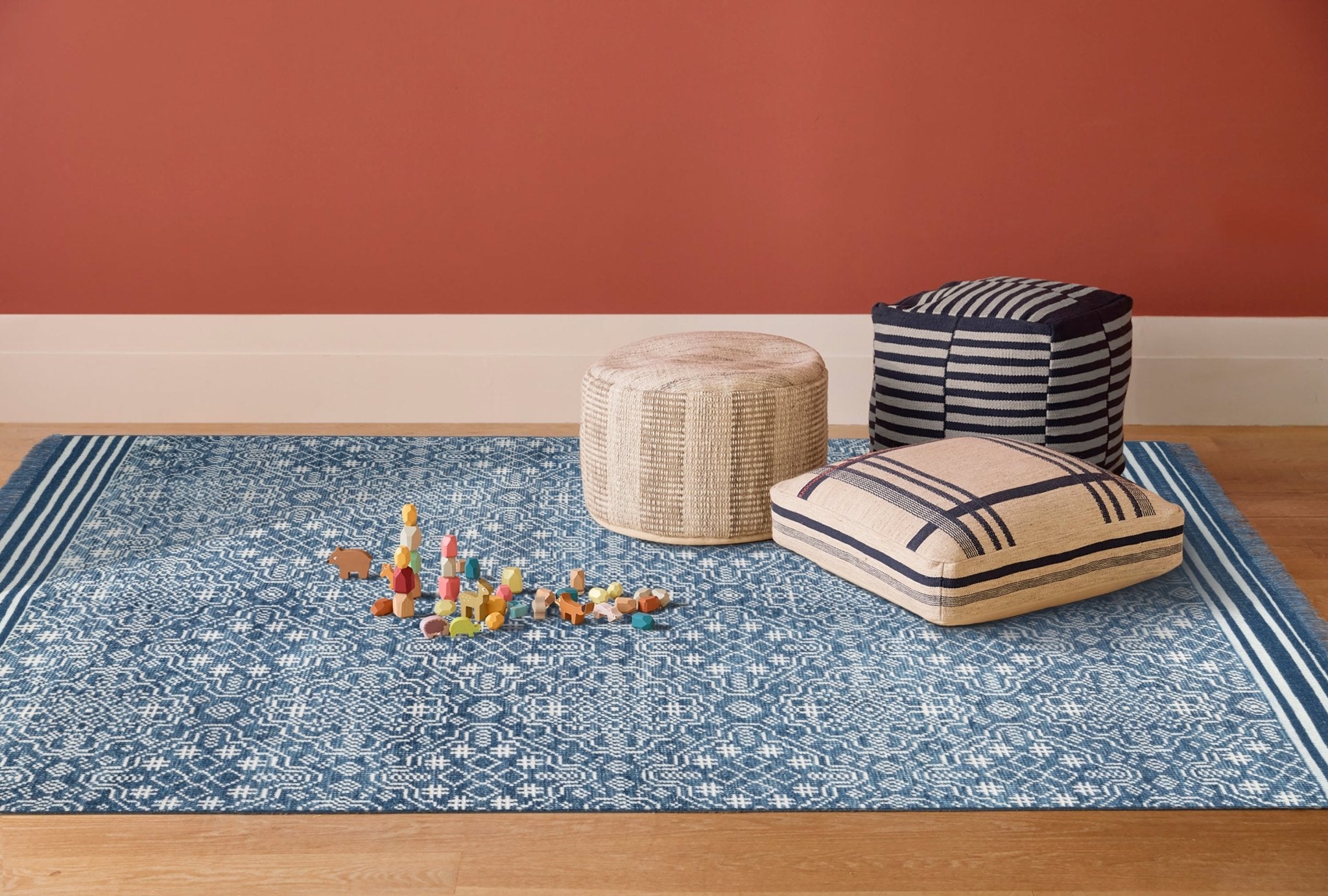 Hand Knotted Saint James Coverlet Rug - NuStory