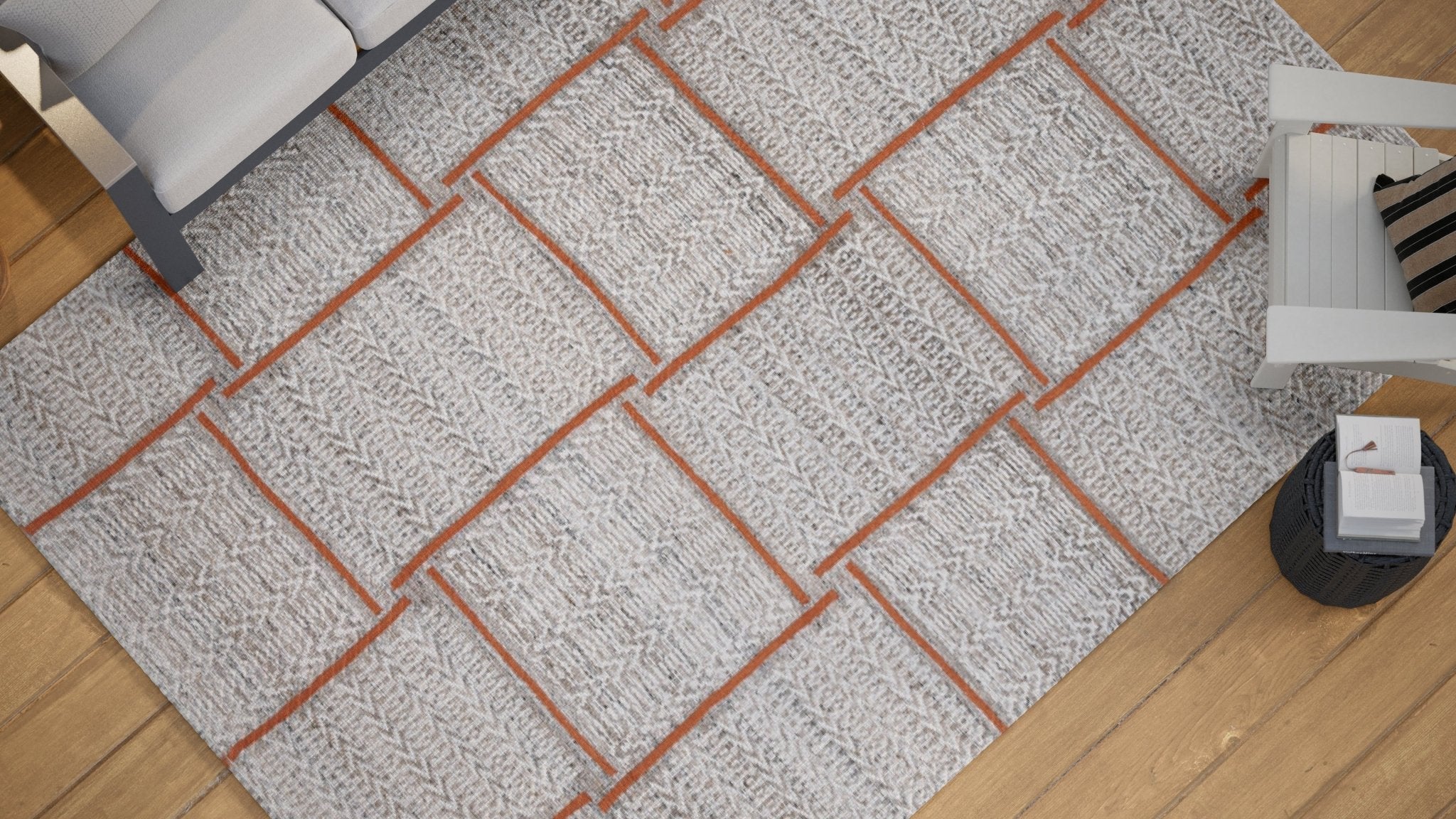 Flatweave Camp Chair Rug - NuStory