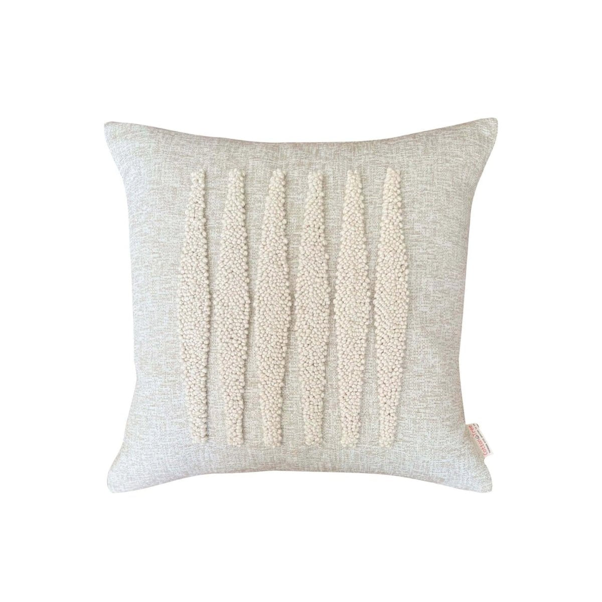 Punch Needle Pillow - Zulu Pattern No 4. Cream - NuStory