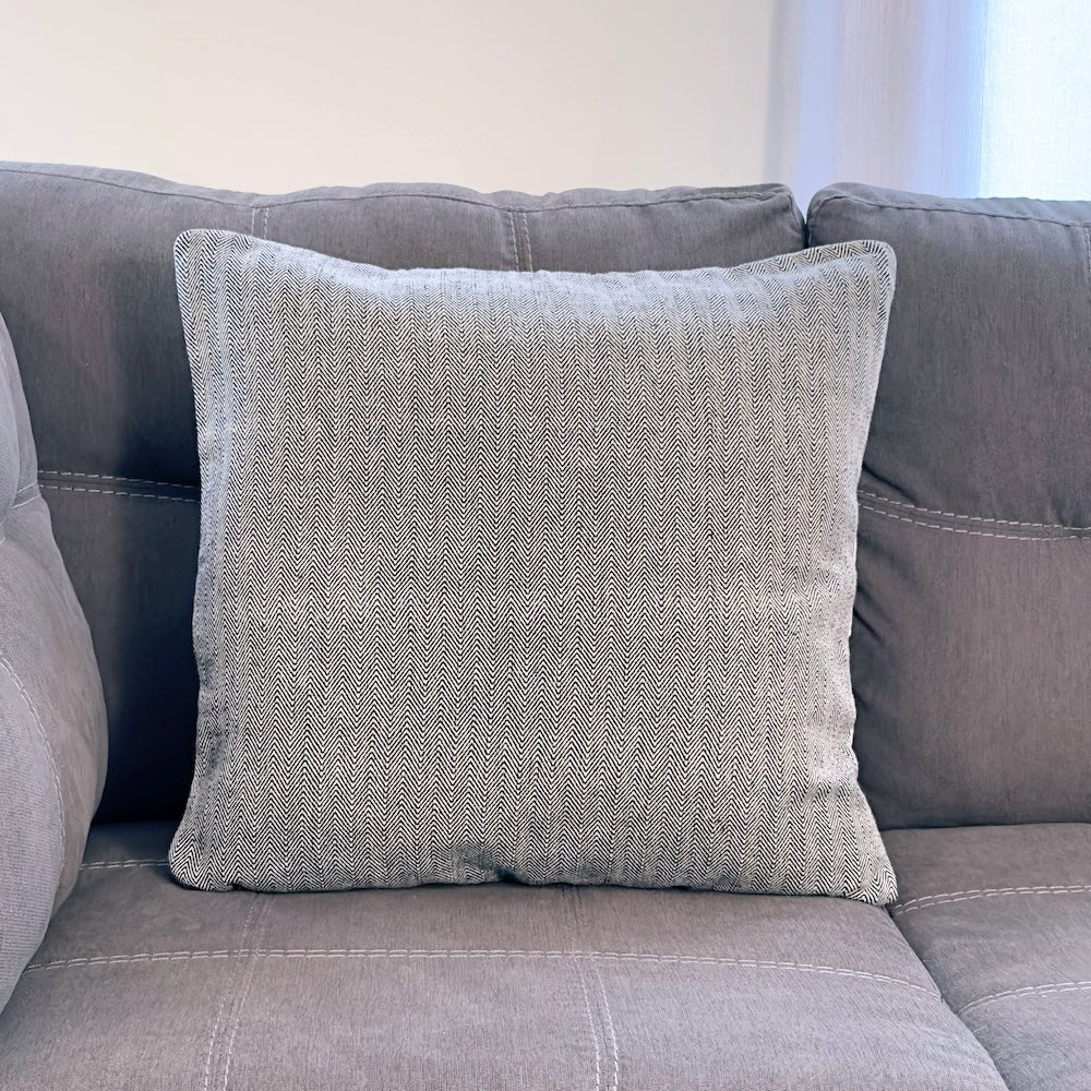 Cotton Zig Zag Woven Pillow Cover - NuStory