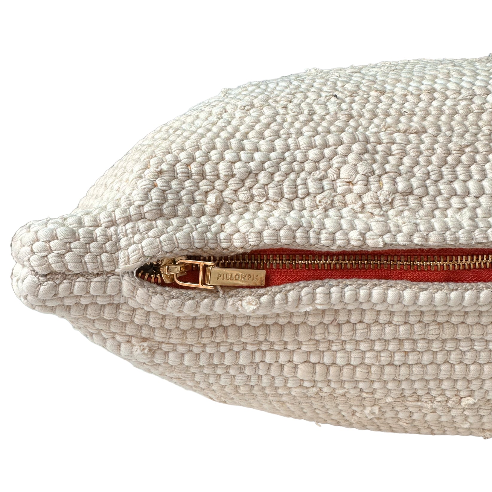 Chindi Lumbar Pillow - Cream - NuStory