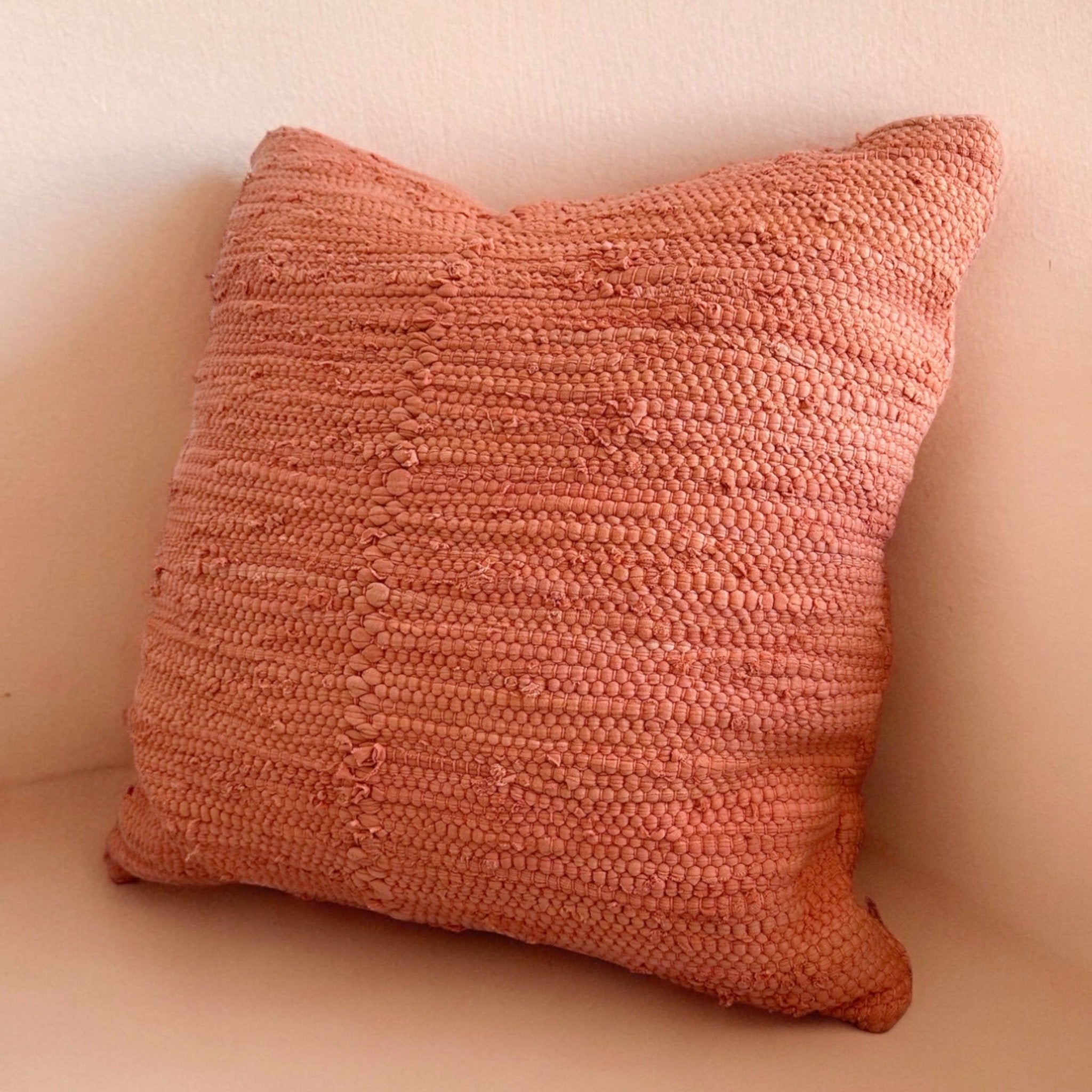 Chindi Pillow Cover - Clay - NuStory