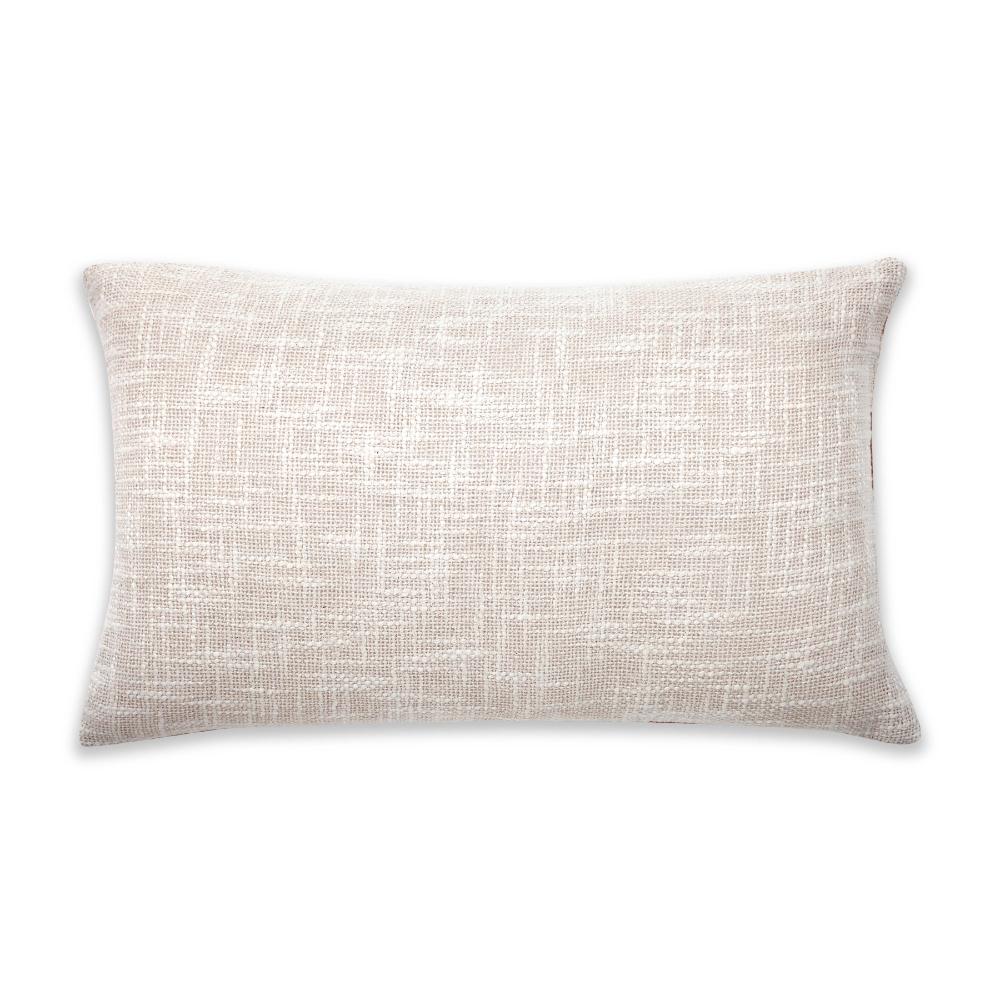 Checkered Block Printed Pillow - Indigo - NuStory