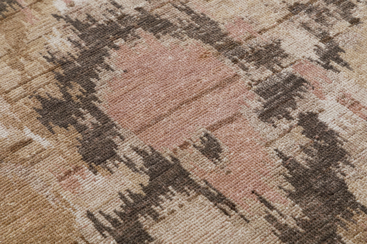 Hand Knotted Ikat Rug