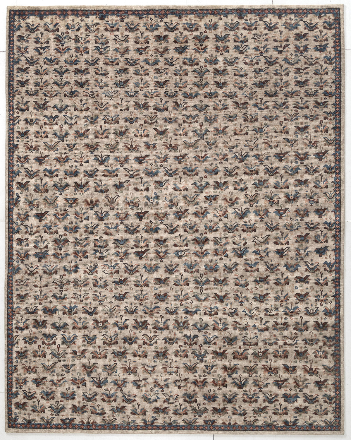 Hand Knotted Burds Rug