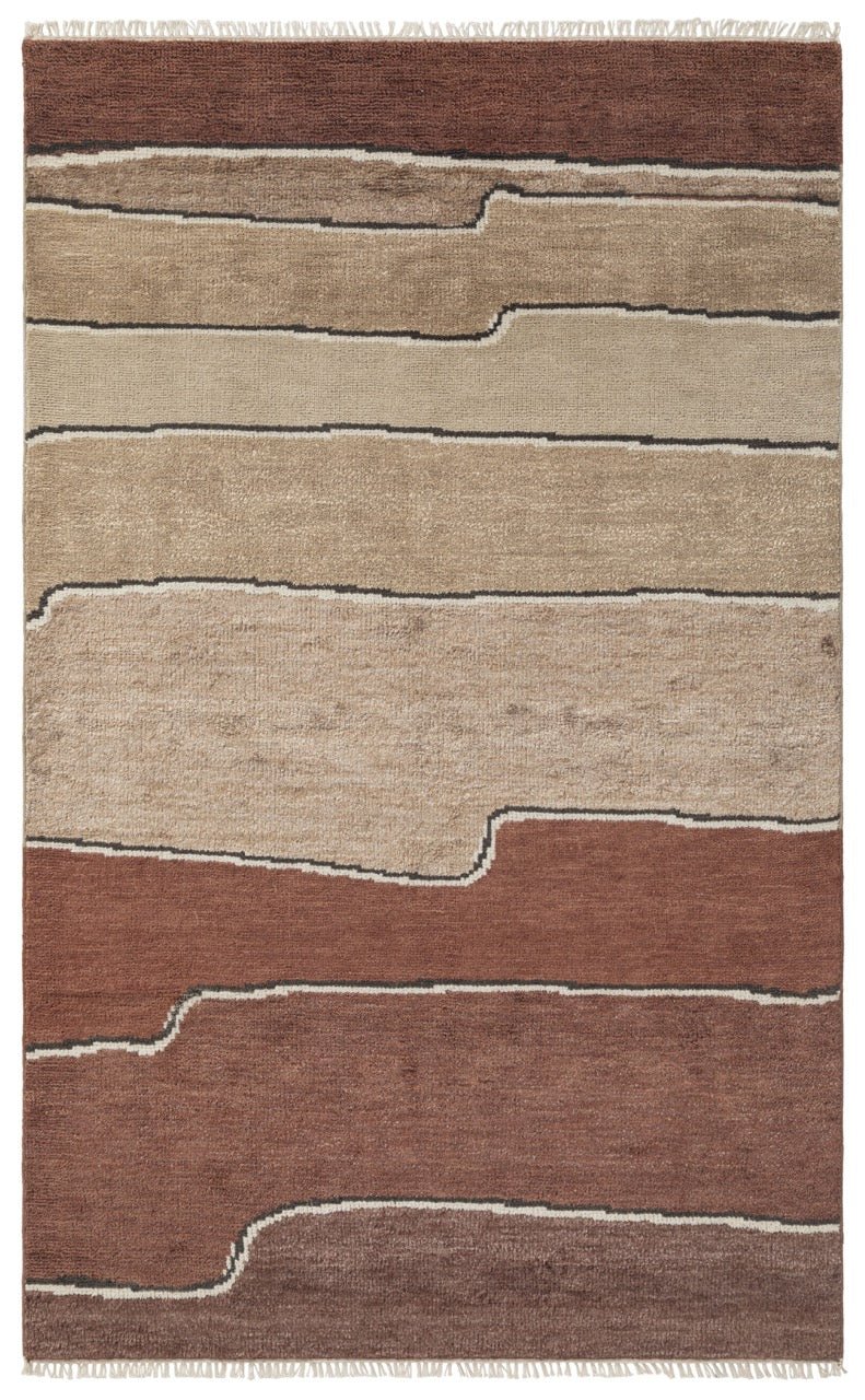 Hand Knotted/Dune Rug/Rust - NuStory