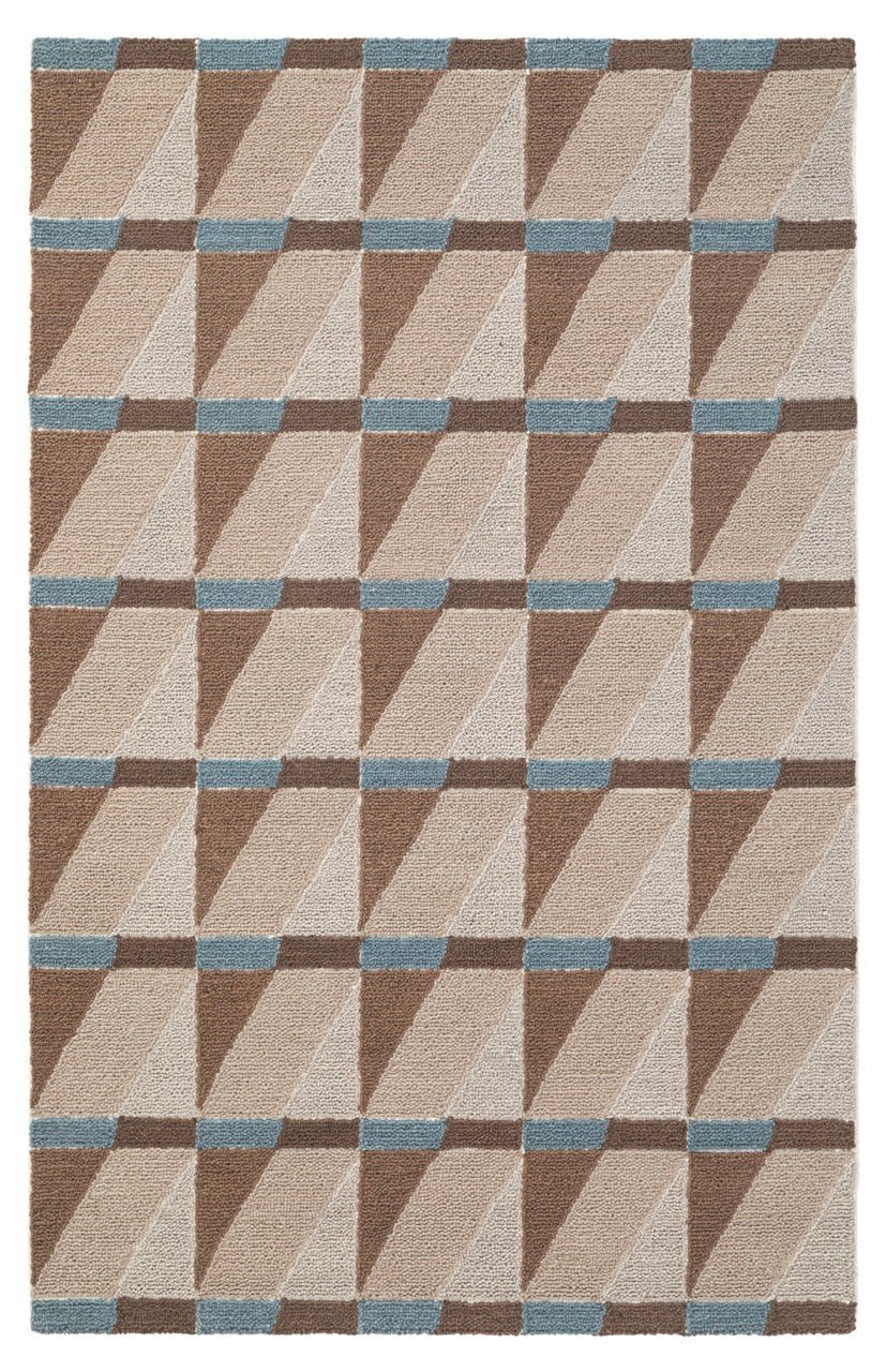 Hand Tufted/Quilted Rug 2/Beige - NuStory