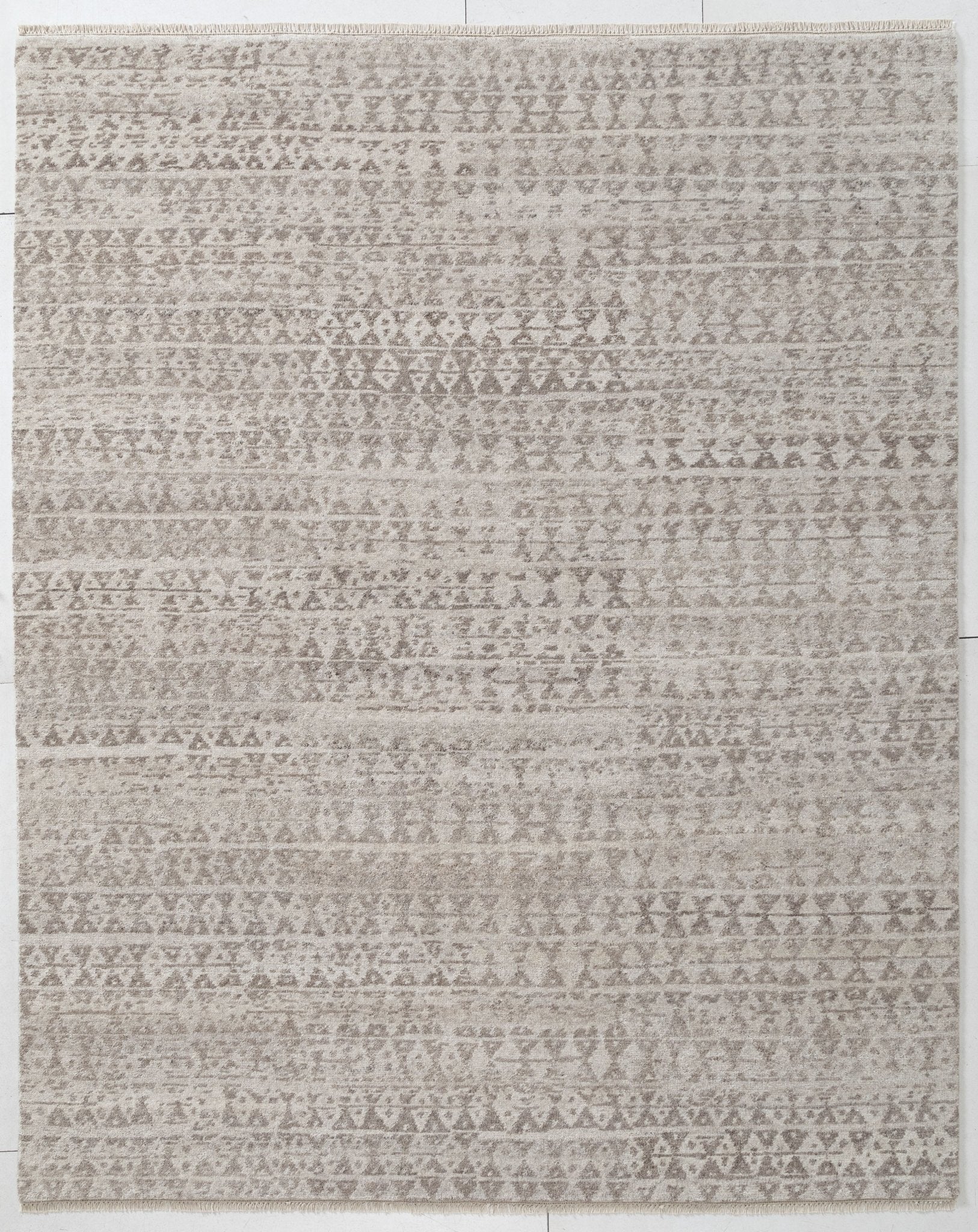 Hand Knotted/BHARAT/Beige - NuStory