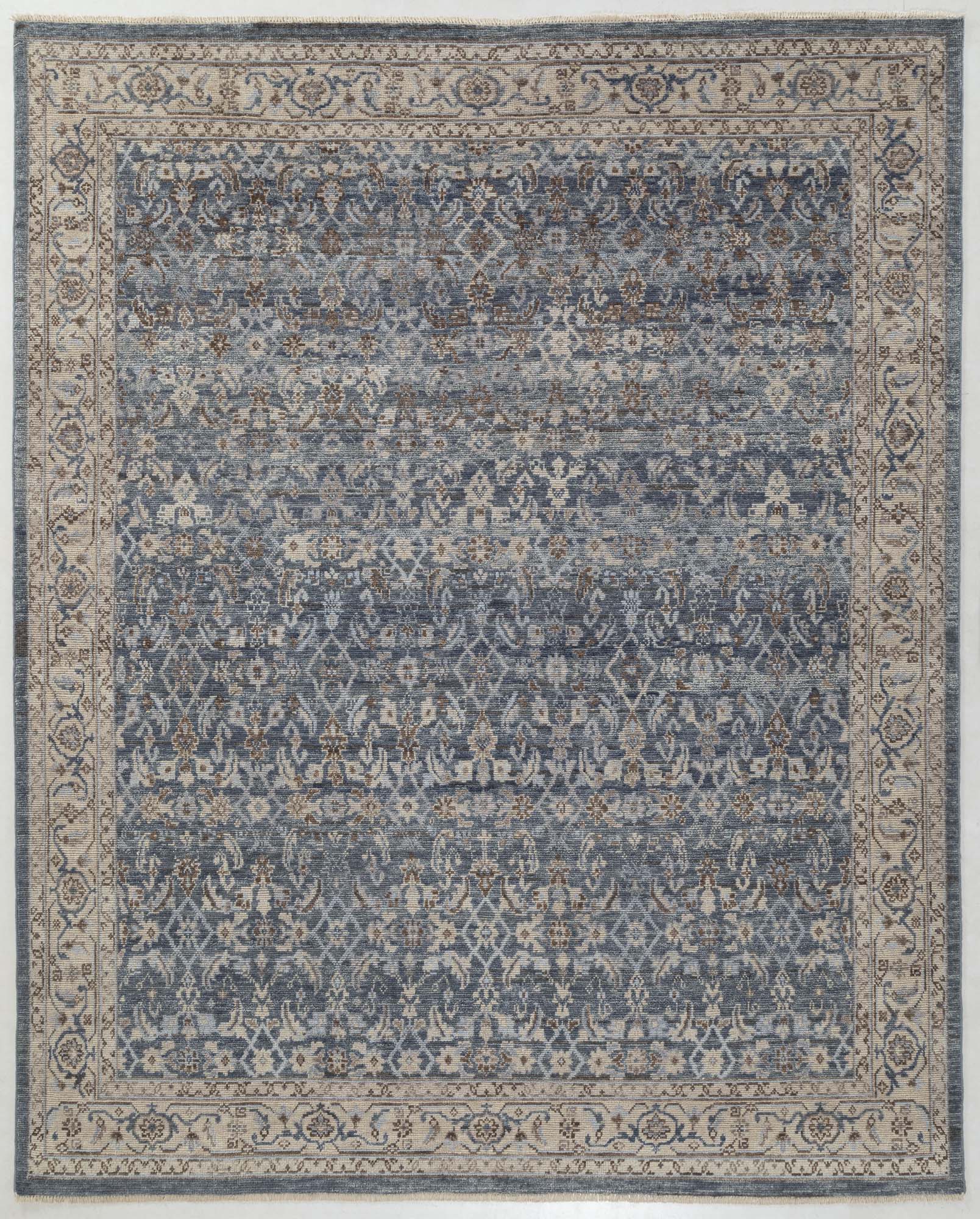 Hand Knotted/Sadia/Bizar Rug - 654/Blue - NuStory