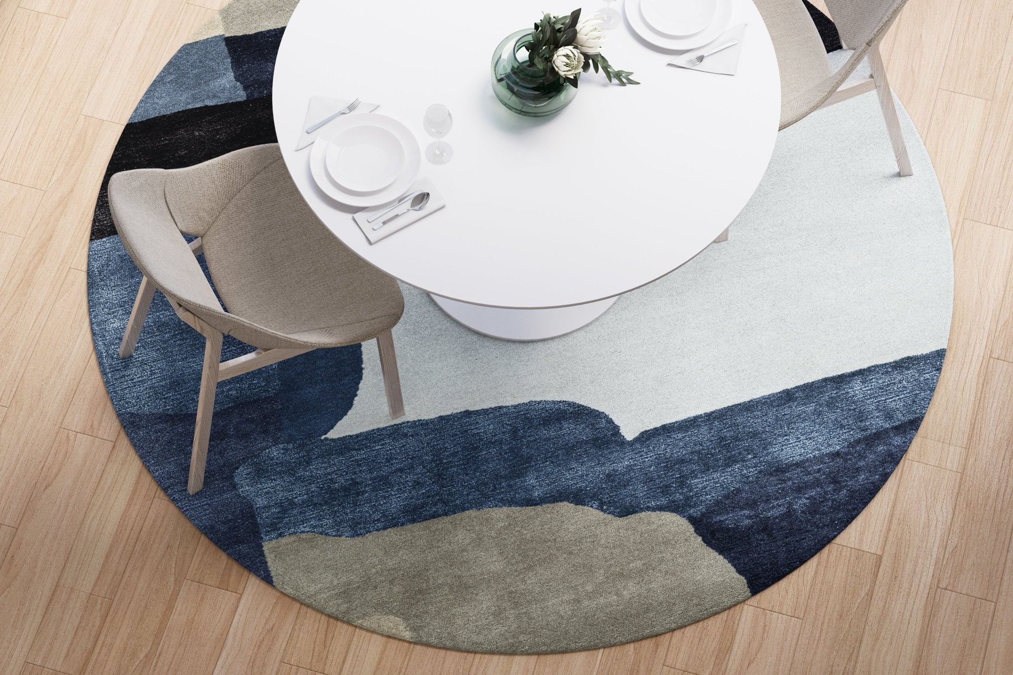 Hand Tufted Abstract Rug - NuStory