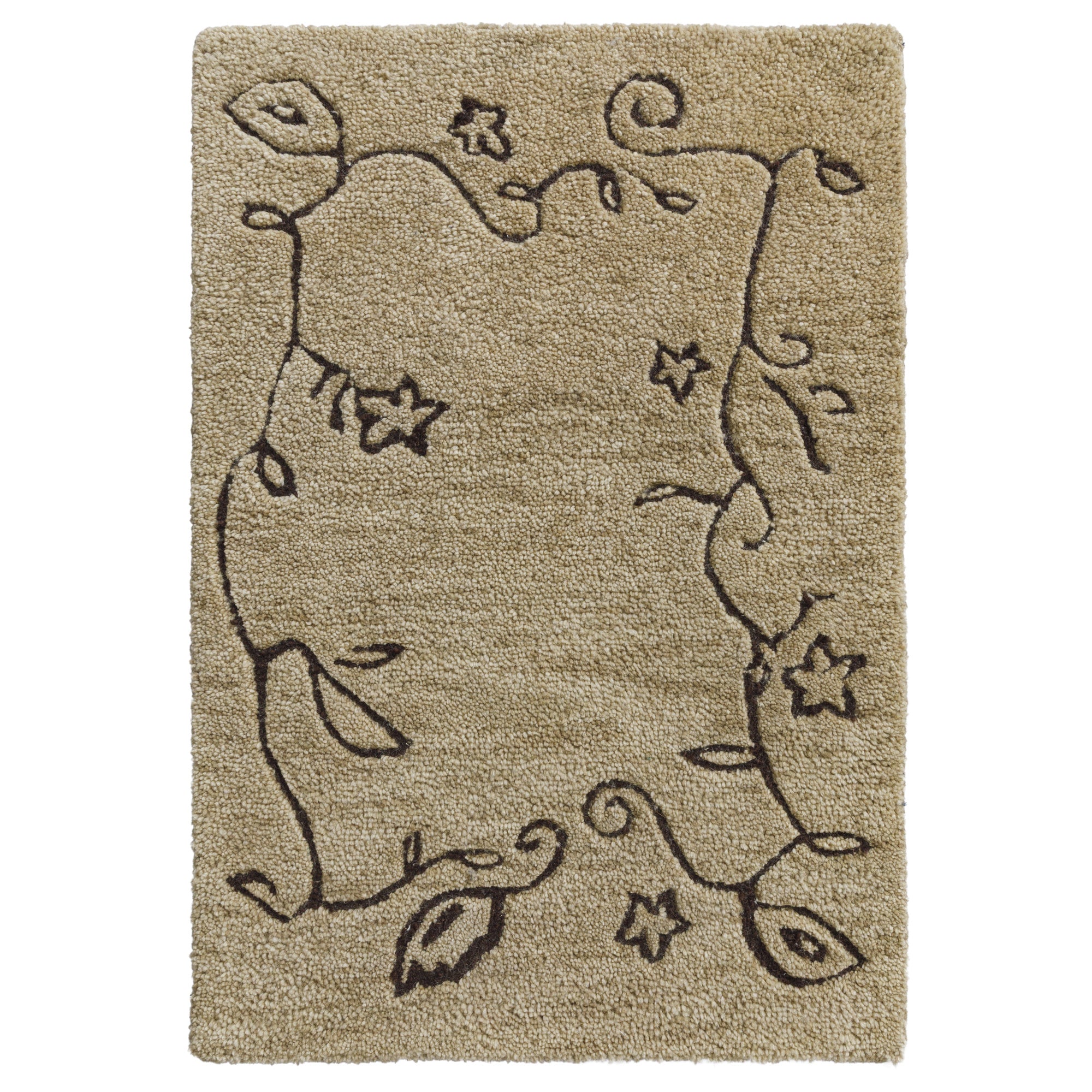Hand Tufted Bordo Runner