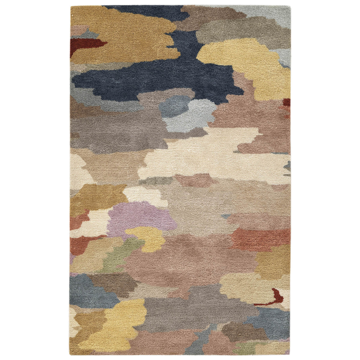 Landscape Rug Tuft Hand Tufted Landscape Shag Rug | Modern Shag Rug | NuStory Home ...