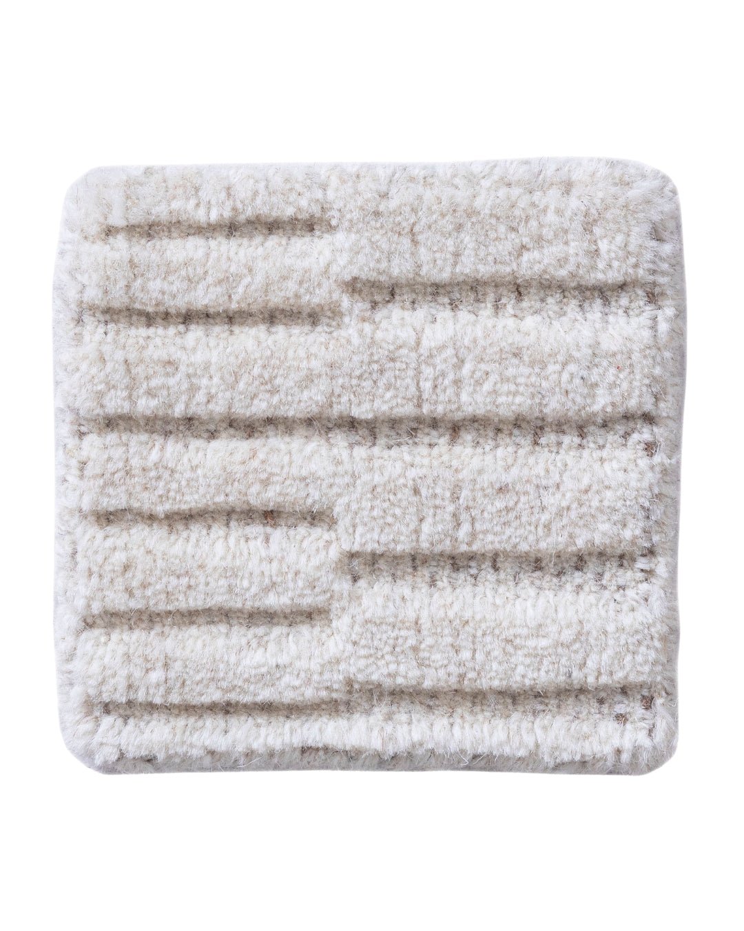 Cordero Y Rug Hand Loomed Corduroy Rug | Ivory Solid Textured Rug | NuStory Home ...