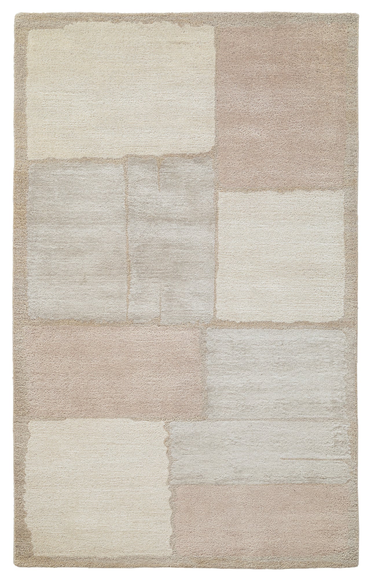 Hand Tufted Colorblock Rug