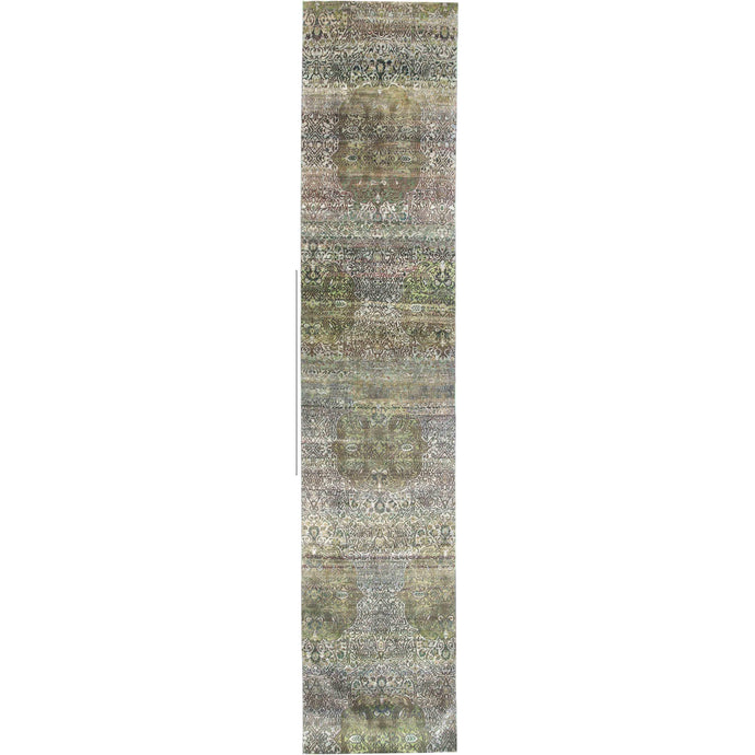 Perigold Wayfair Hand Knotted One of a Kind 3x15 Runner